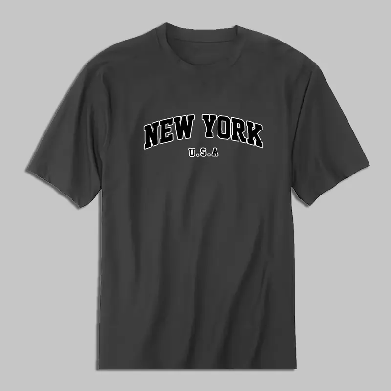 KAOS PRIA MOTIF NEY YORK KAOS DISTRO SABLON DIGITAL,SIZE M,L,XL,XXL Nyaman Tshirt Keren bajudistro Katun Lembut Oblong Atasan Dewasa Simple Unik Panjang Pendek 2