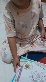 Product Review of 3 PCS BAJU BAYI velvet junior kancing pundak size S M L ( 1 SET ISI 3 stel ) Beby Parsel from D**y 0