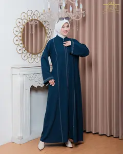 ABAYA ZAVIERA Mewaah Elegant Syari Bahan Aurora Anti UV Desain Modern Nyaman Baju Muslim Wanita Modern dan Nyaman