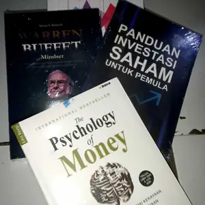 PAKET HEMAT 4 BUKU BESTSELLER The Psychology Of Money + Warren Buffet + Technical Analysis For Mega Profit + Panduan Investasi Saham Untuk Pemula