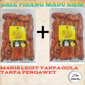 Sale Pisang Basah 1 Kg Siem Khas Cilacap Kemasan Vacum (2 bungkus 500 gram)