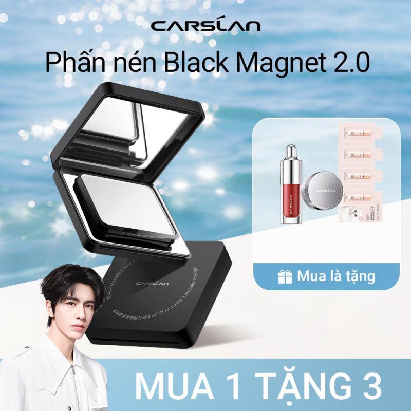 [CFV] Carslan Phấn nén Black Magnet phiên bản mới 2.0,Kháng nước và mồ hôi cao 8g,[Mua 1 Tặng 3]Phấn phủ Black Magnet mini*1+son tint mini*1+Set kem nền mini 4g*1