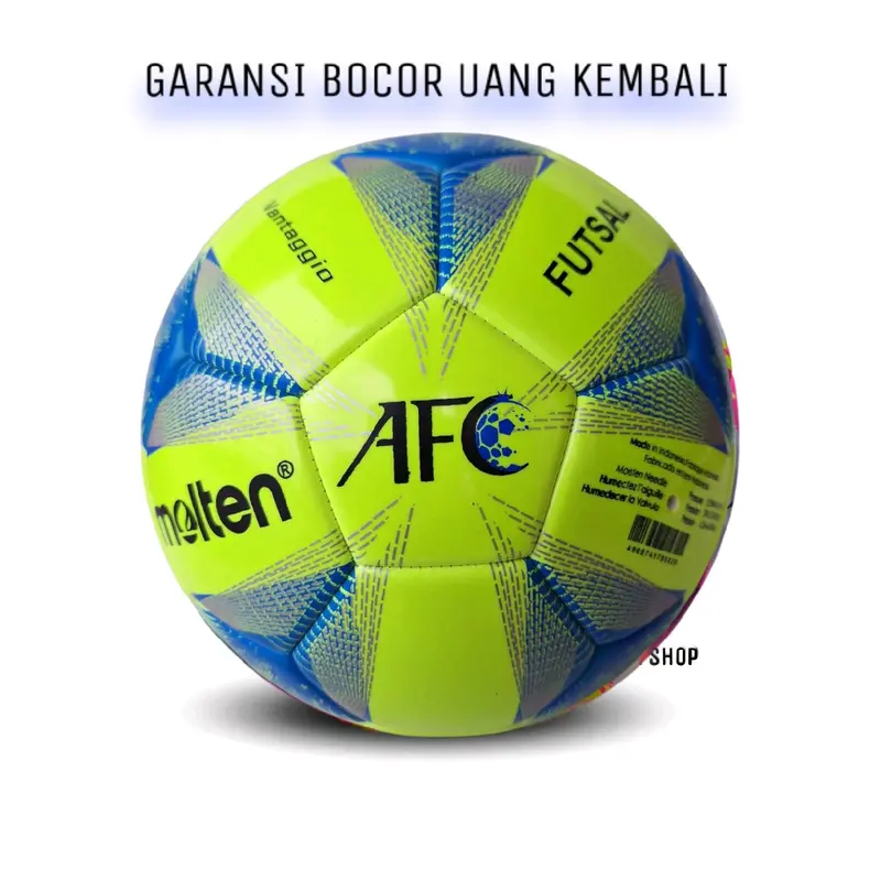 Bola Futsal Molten Size 4 Vantaggio Outdoor Dan Indoor Ball Pompa Olahraga Kaki 3