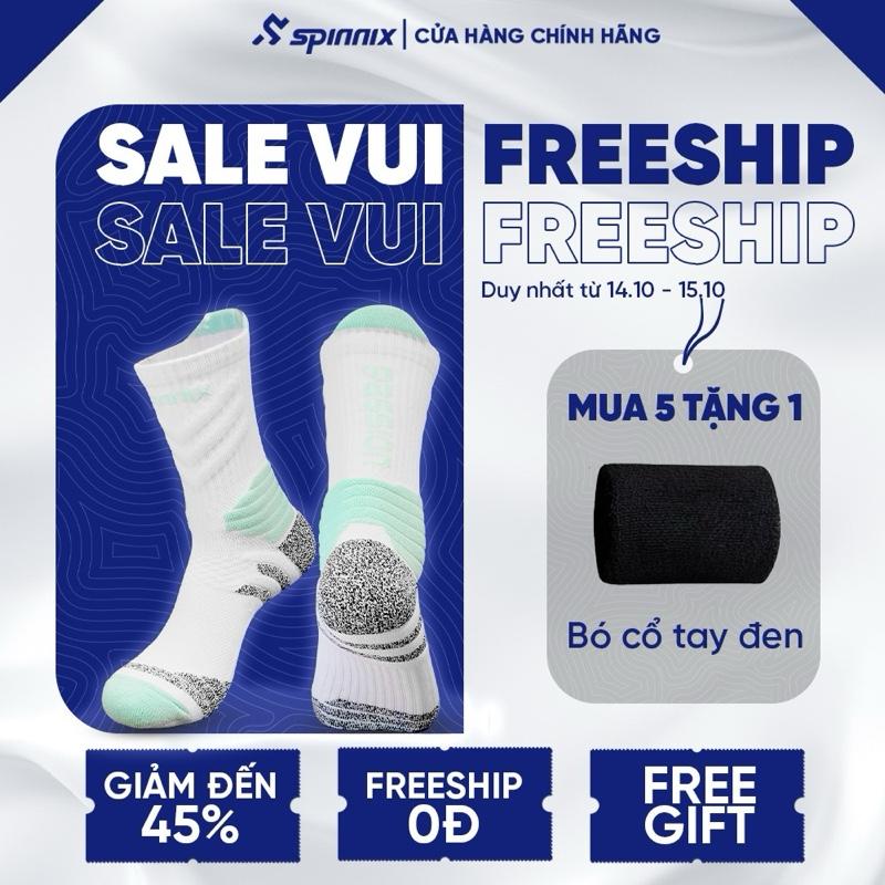 Spinnix Tất Thể Thao Chuyên Nghiệp Passion Có Đệm Hỗ Trợ, Thoáng Khí, Chống Trượt Khi Vận Động, Đá Bóng, Pickleball, Cầu Lông,... Dành Cho Cả Nam Và Nữ.