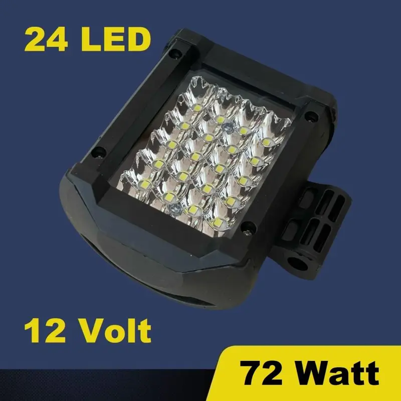 Lampu Sorot Tembak LED Bar CWL 24 Titik Mata 72 Watt Mobil Motor 72W Car 3