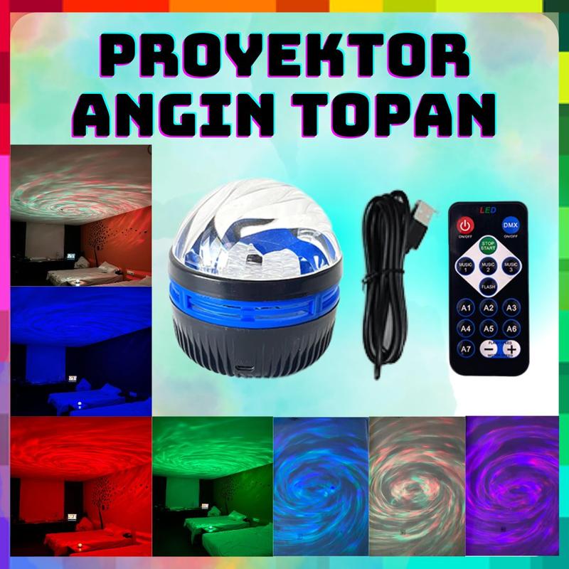 LAMPU PROYEKTOR MINI LANGIT /MODEL TOPAN ANGIN / GONTA GANTI - Shop ...