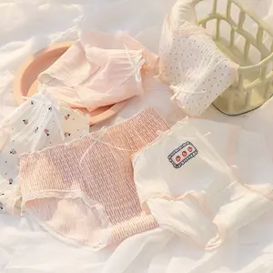 12 PCS Celana Dalam Wanita Katun Motif Lucu CD CS033 Dewasa Remaja Cewek Spandek