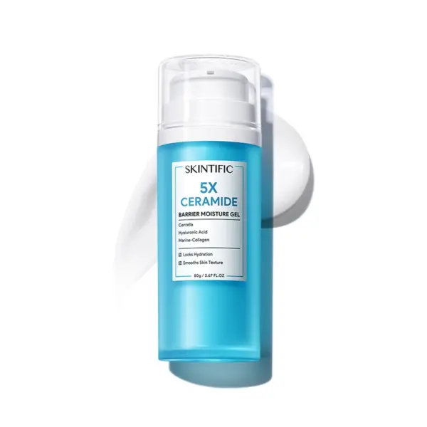 SKINTIFIC 5X Ceramide Barrier Moisture Cream Ceramide Moisturizer Repair Skin Barrier Moisturiser 80g Valentine Gift Skincare Daily Restore Comfort Hydrating Hydrate