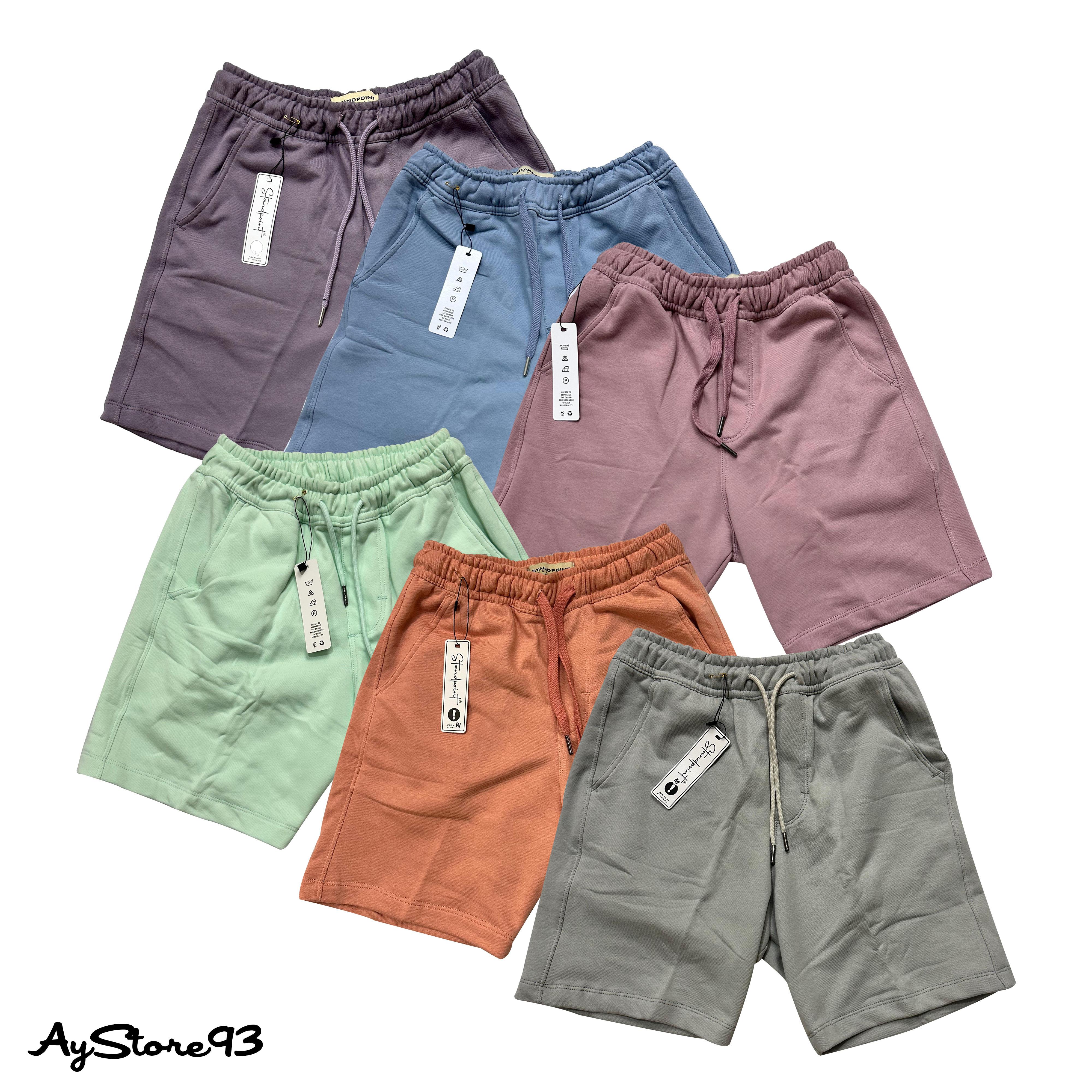 AYSTORE CELANA PENDEK PRIA BAHAN BABY TERRY DORT VARIASI WARNA Shorts Santai Boxer Surfing