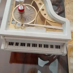 Kotak Musik Piano Gadis Balerina Bergerak Otomatis Music Box For Elise Ornamen Kreatif Hadiah Wisuda