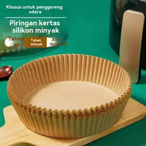 Kertas Tahan Panas untuk Air Fryer & Oven Import Anti Lengket Mudah Dibersihkan Food Grade Tahan Air dan Minyak