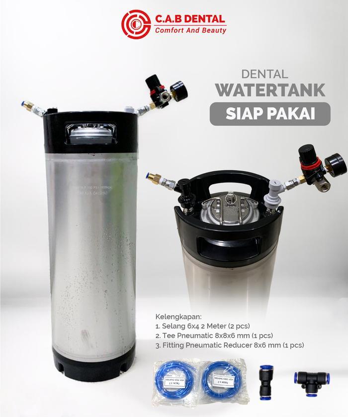 Water Tank Dental Unit 19 Liter Siap Pakai Komplit