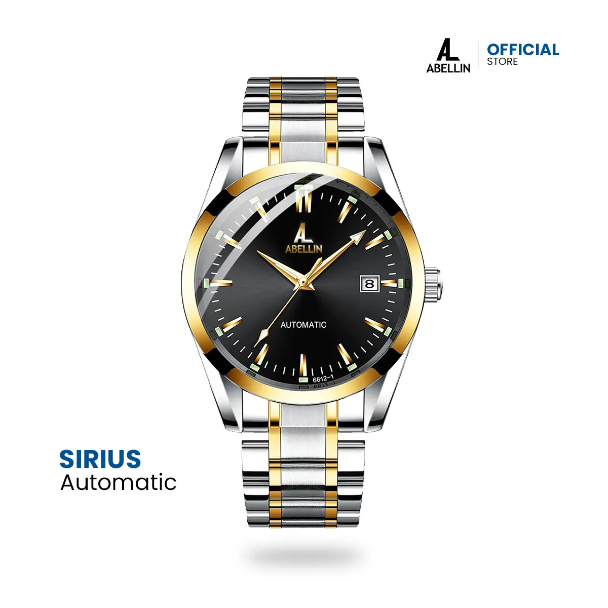 SIRIUS Automatic - Jam Tangan Pria Premium Automatic Original Analog Eksklusif Bergaransi Otomatis Lokal Mewah Tahan Air Kotak Eksklusif Stainless Watch