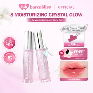 【SPECIAL CHARM】BNB barenbliss Lily Makes Luminous Glow Tint 2.5 g | Liptint Ombre Glossy Melembapkan Anti Kering 8 Moisturizing Agents Vitamin E Hydrating Stain Ringan Alami & Kilau Tahan Lama 12 Jam Waterproof Transferproof Lipstick Lipgloss Lip Matte