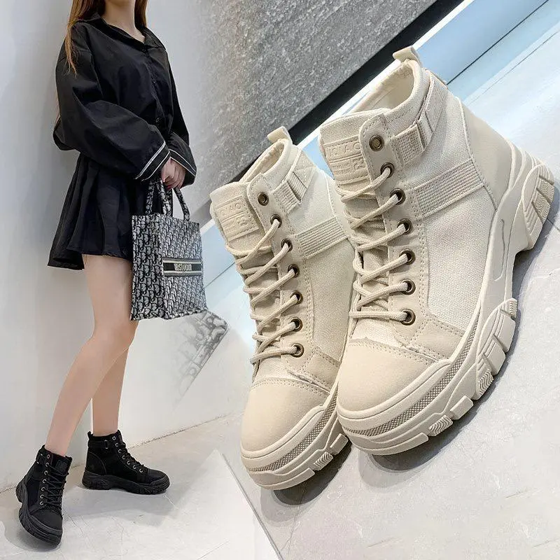 SEPATU WANITA SYLE KOREA SEPATU IMPORT SEPATU FASHION MURAH BERKUALITAS Boots Shoes 4
