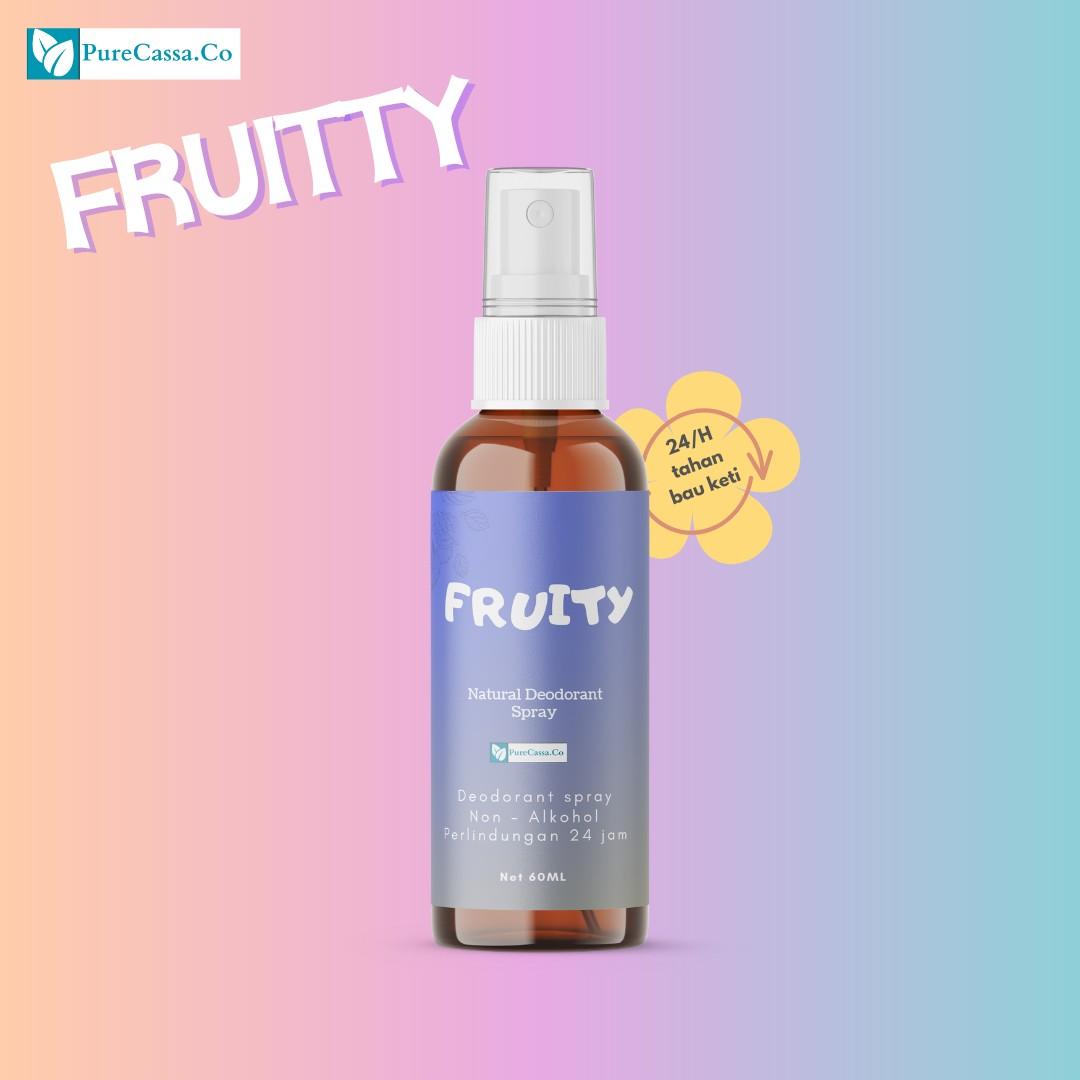 DEODORANT TAWAS SPRAY 60ml purecassa | Organik | Bebas bau ketiak | deodorant & antiperspirant mencerahkan Bebas Alkohol Deodorants & Antiperspirant