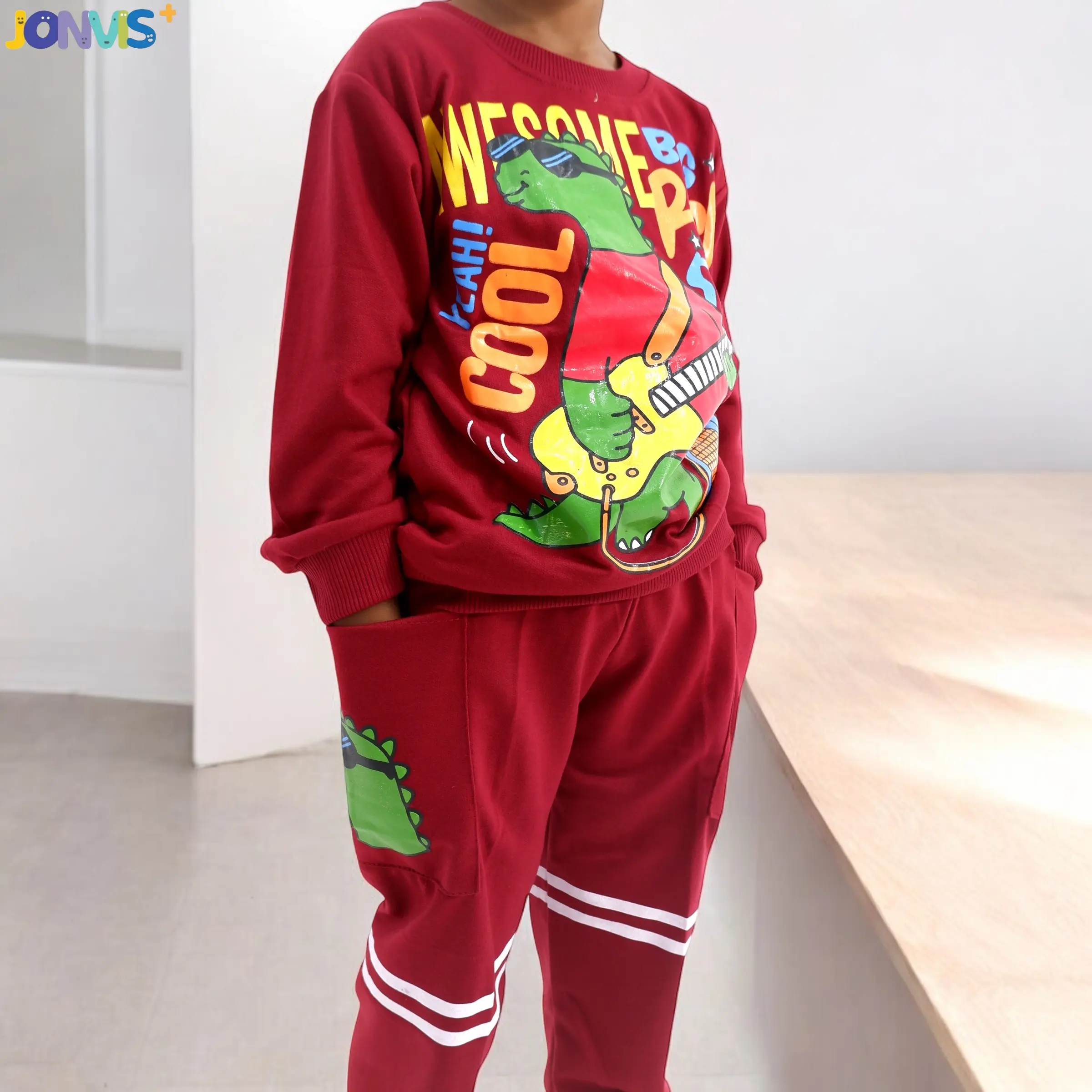 baju anak laki laki setelan  Panjang Anak Laki-Laki dengan Gambar Lucu dan Stylish untuk Anak Usia 1-10 Tahun - Fashion