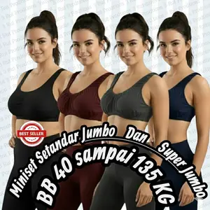 Beha 6 Pcs Promo Set Standard Jumbo Dan Super Jumbo BB 40 Sampai 135 KG Best Seller Bra Wanita Bh Dewasa Cup brah ups Tanpa Busa brade