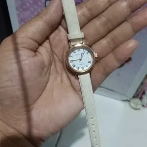 TJ Jam Tangan Wanita Quartz Strap PU Analog Casual Gaya Retro Persegi Watch Fashion Body Belimbing RM041