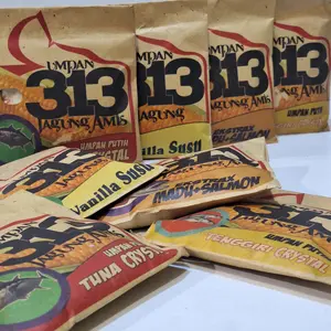 Umpan Serbuk 313 [ Madu Salmon ] [ Vanila Susu ] [ Tenggiri Cristal ] [ Tuna Cristal ]