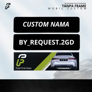 [CUSTOM NAMA] Frameplat custom mobil dudukan Plat custom mobil Car