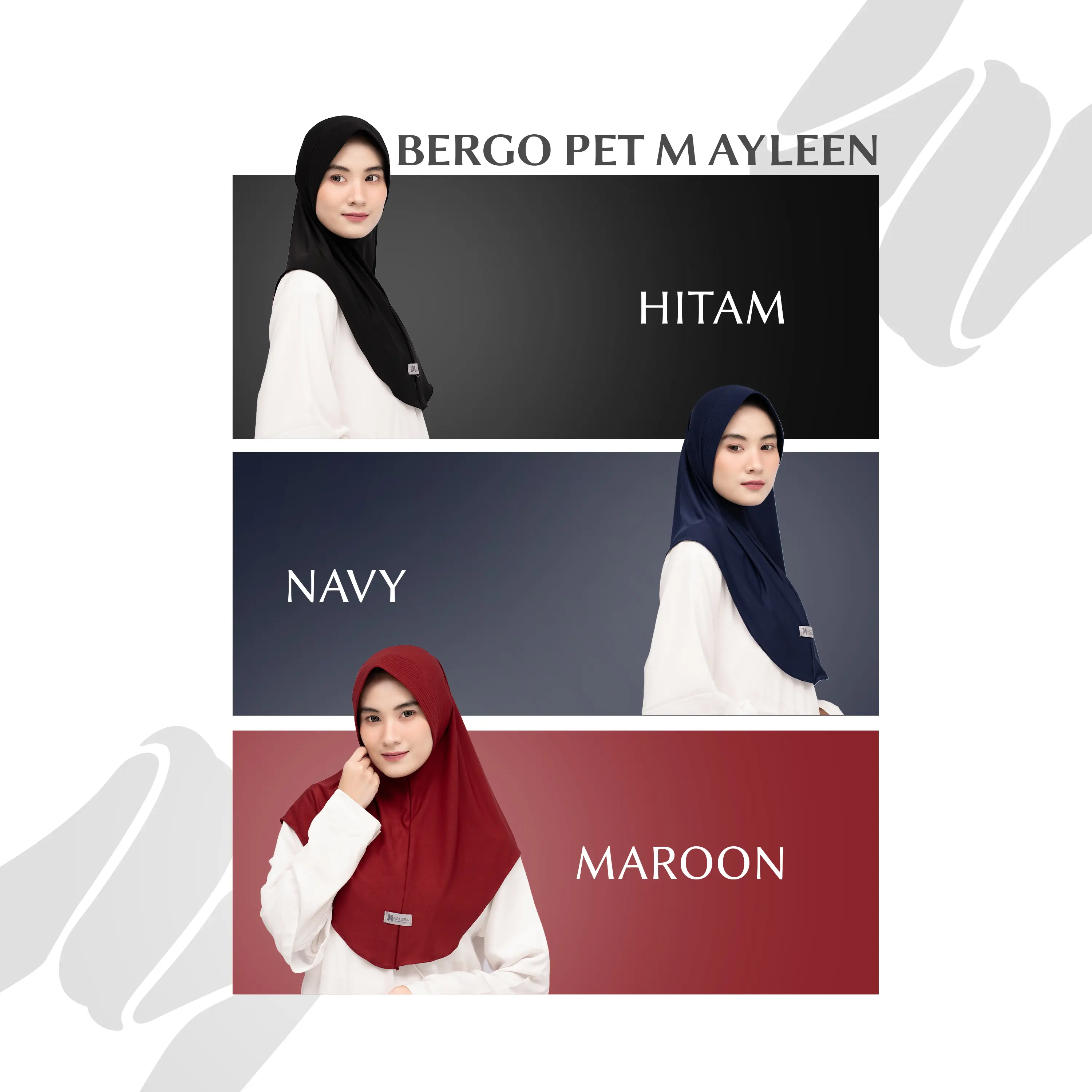 HITAM-NAVY-MAROON