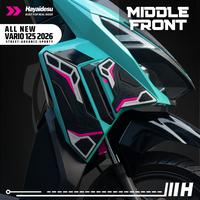 Gambar Hayaidesu All New Vario 125 (2026) Street/Advance/Sporty Body Protector Middle Front Cover - Merah dari Hayaidesu Indonesia Kab. Tangerang 3 Tokopedia