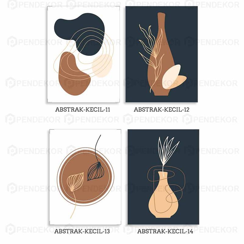Hiasan Dinding Abstrak - Walldecor Minimalis - ABSTRAK-KECIL-11-14 1