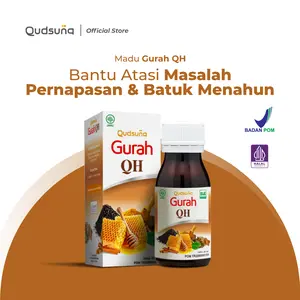 Madu Herbal Gurah QH Gurah Pernapasan Batuk Original BPOM Halal 60ml