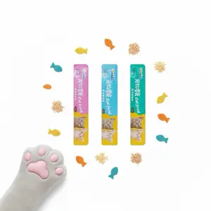 Snak cemilan kucing 15gr+1gr enak creamy sehat dan bergizi