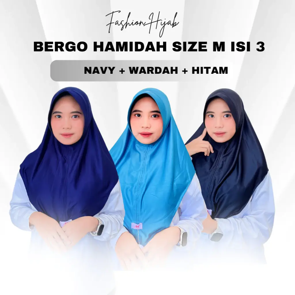 Navy + Wardah + Hitam