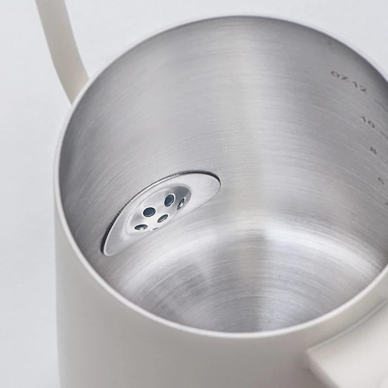 Product Introduction of 350/600ml Coffee Kettle Solid Wood Handle Narrow Mouth Swan Neck Pot Ear Hook Pot Vertical Water Drip Filter Coffee Pot Teapot 12