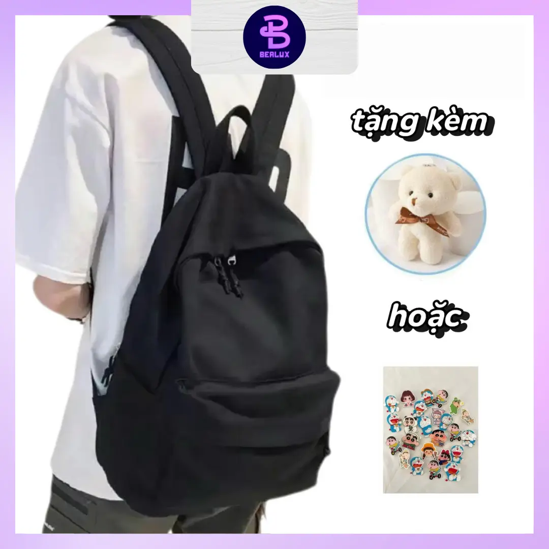 [BIG-SALE] Balo Ulzzang thời trang Hàn Quốc HÀNG CÓ SẴN - Vải Poly Dù Mềm Mại
