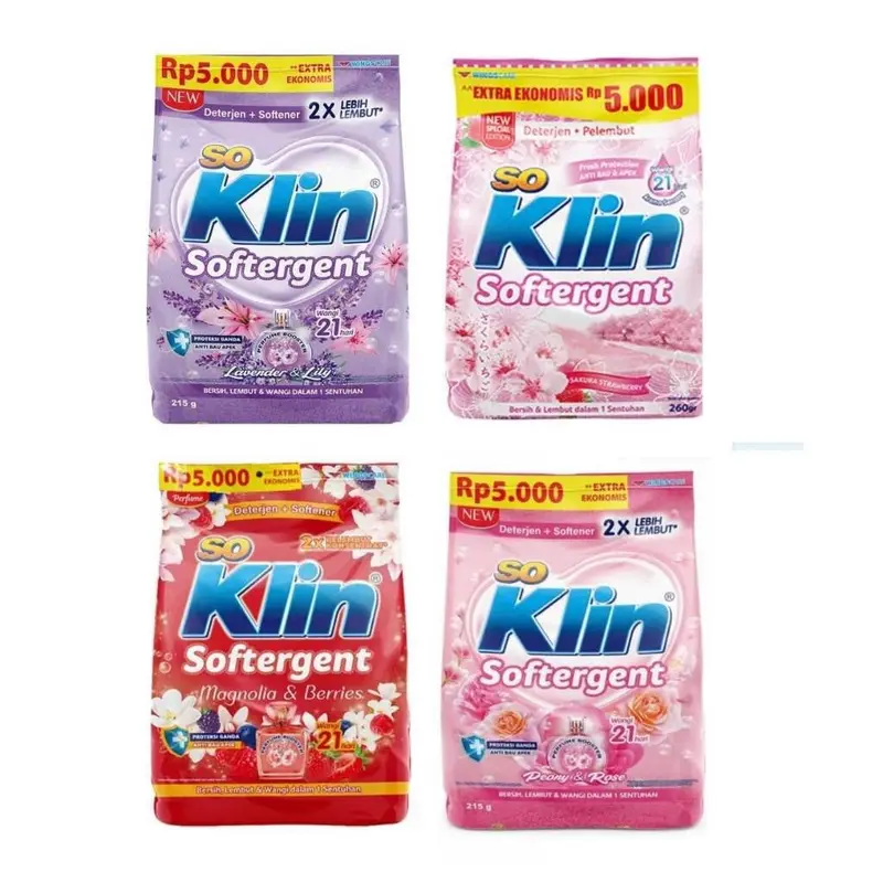 Promo Paket 5 PCs Deterjent So Klin Soklin Bubuk 5000an 2