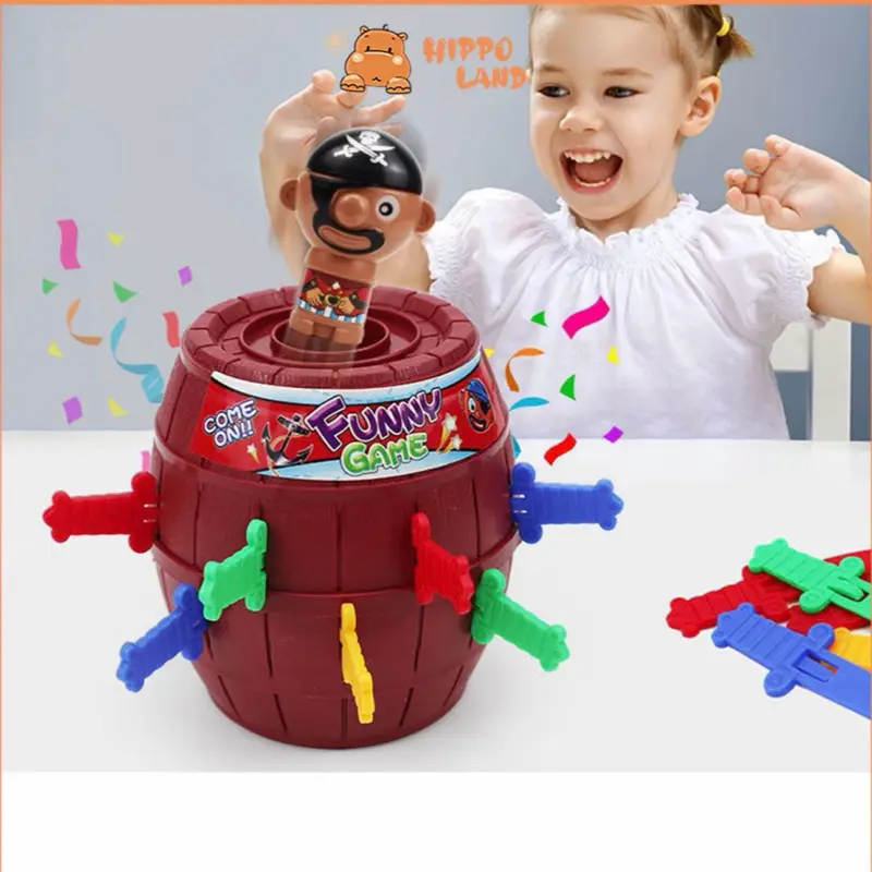 ￼( BISA COD ) PROMO Mainan Anak Jumping Pirates Barrel Crazy Pirate Roulette Funny Game Running Man Mainan Anak Jumping Pirates 5858 - Funny games - Pirates Barrel