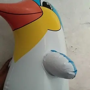 Mainan Tinju Tinjuan Penguin Goyang Bayi Anak Tiup Bawah Pasir Samsak Pinguin
