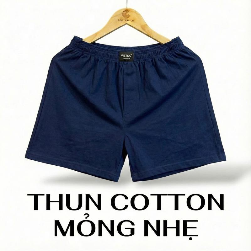 Quần Ngủ Nam Thun Cotton Mỏng Nhẹ thoáng mát - Quần Mặc Nhà - Không túi, Quần…