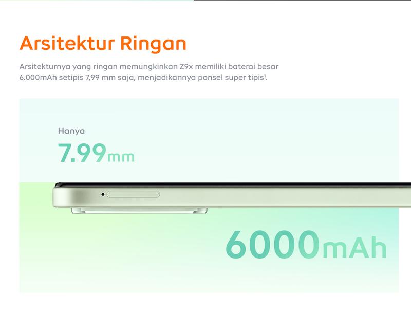 Product Introduction of vivo iQOO Z9x (12/256) Snapdragon 6 Gen 1 4nm (ANTUTU 570,456+), 6000 mAH, 1000 nits 120hz eye-care display, Dual Stereo Speaker] 8