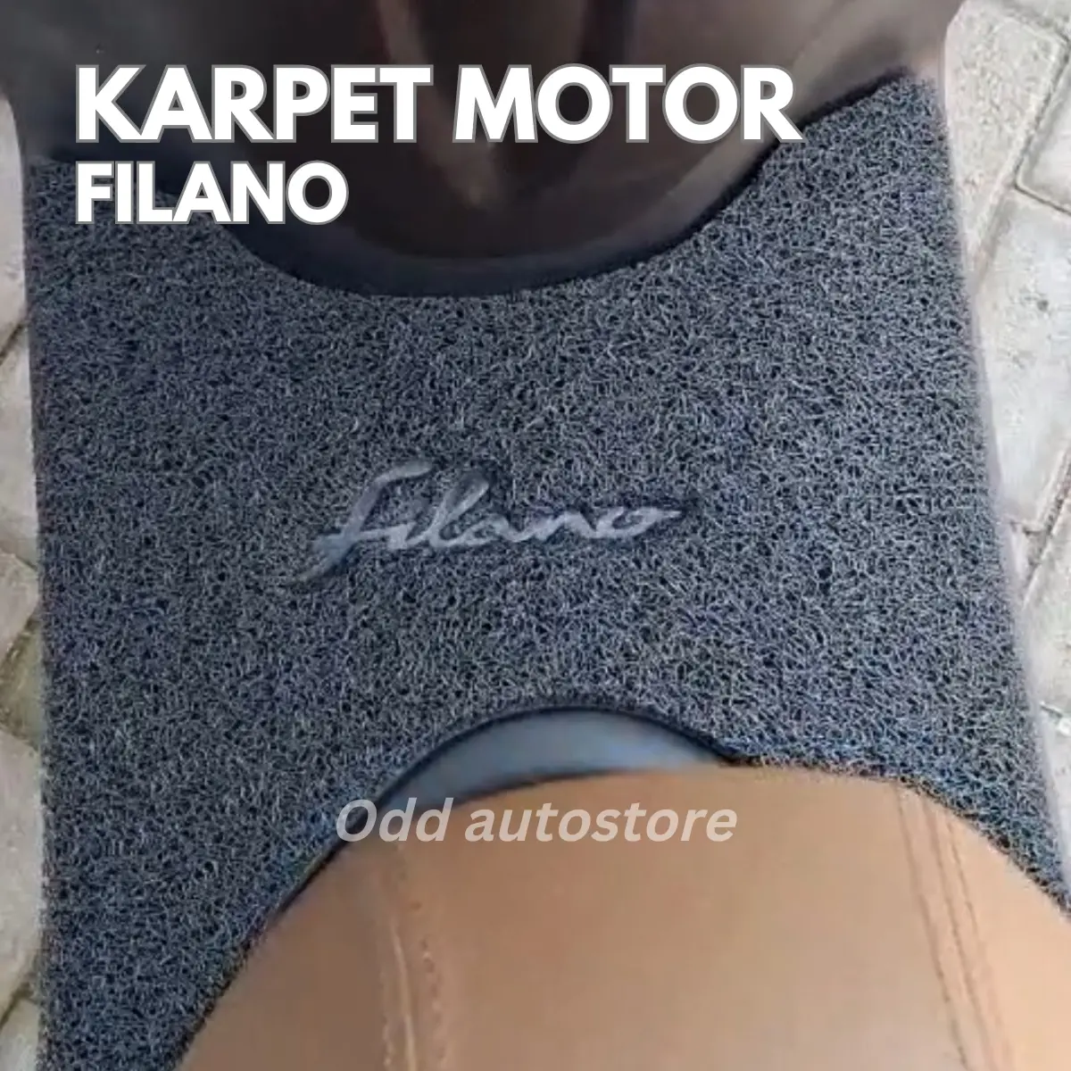 Karpet motor Yamaha FILANO floor mat pvc sintetis