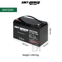 Gambar Baterai Kering 12V 100AH Deep Cycle Gel SMT-12100 - Unit dari TokoUPS Kota Administrasi Jakarta Pusat 5 Tokopedia