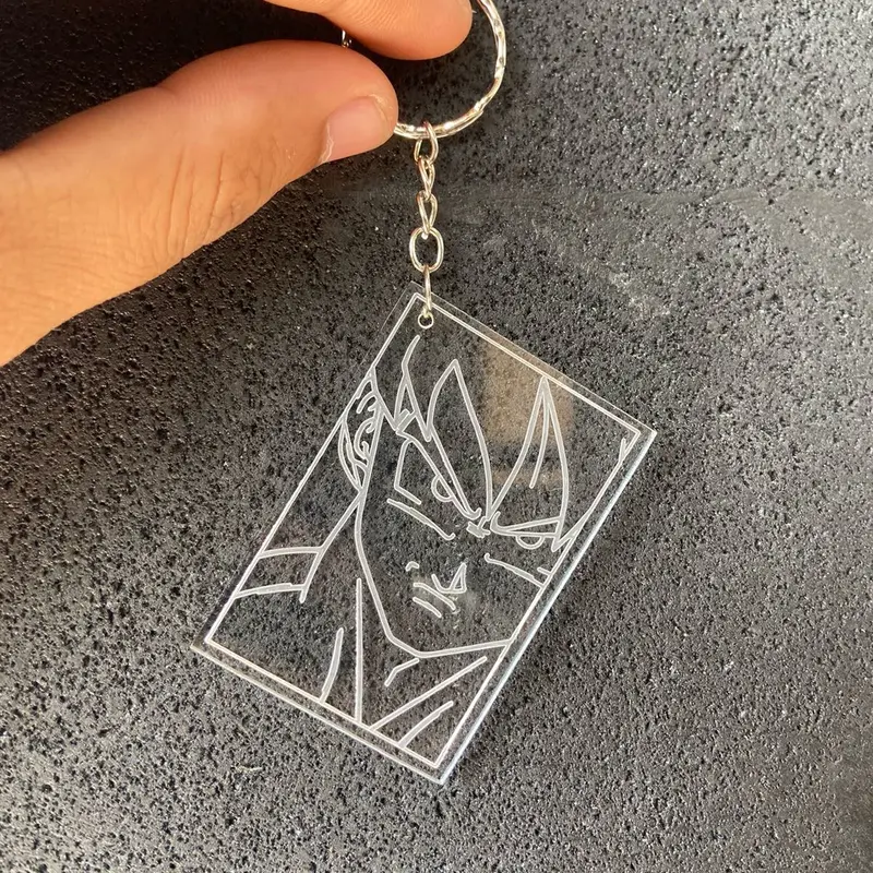 Gantungan Kunci Akrilik Karakter Anime Custom Lengkap 0