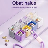 Gambar Kotak Obat Portable 8 Slot / Kotak Obat Kubus Magnetik Portable Daily Medicine Vitamin Pill Penyimpanan Obat Kubus Magnetic Anti Debu - Berwarna dari Vixplorn official Kab. Tangerang 2 Tokopedia