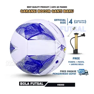 BOLA FUTSAL Size 4 Vantaggio 5000 Biru | Bahan Premium Bergaransi | Futsal Ball | Indoor | Outdoor