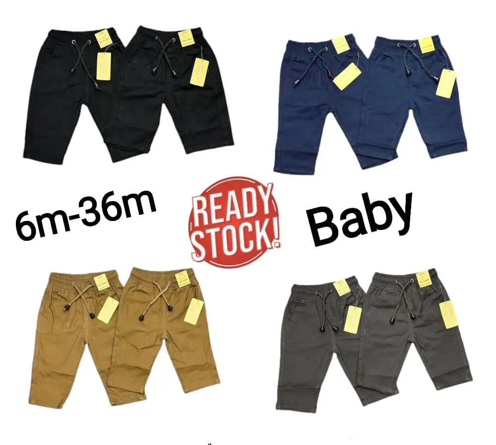 Seluar Baby Slack Unisex 6m-36m Exclusive