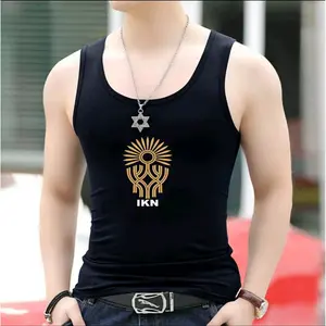 baju atasan singlet pria / laki - laki dewasa logo IKN