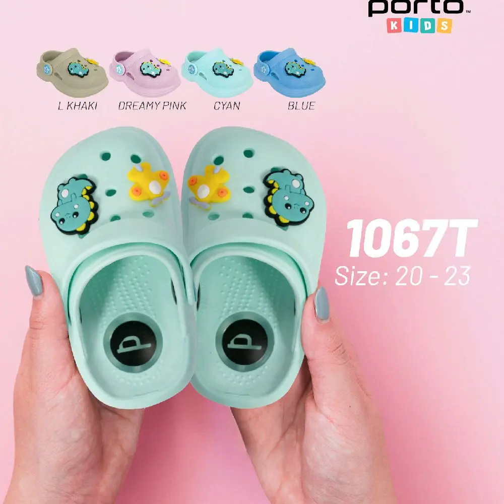 Sandal potro anak | Sandal bunyi tali belakang terbaru Fashion