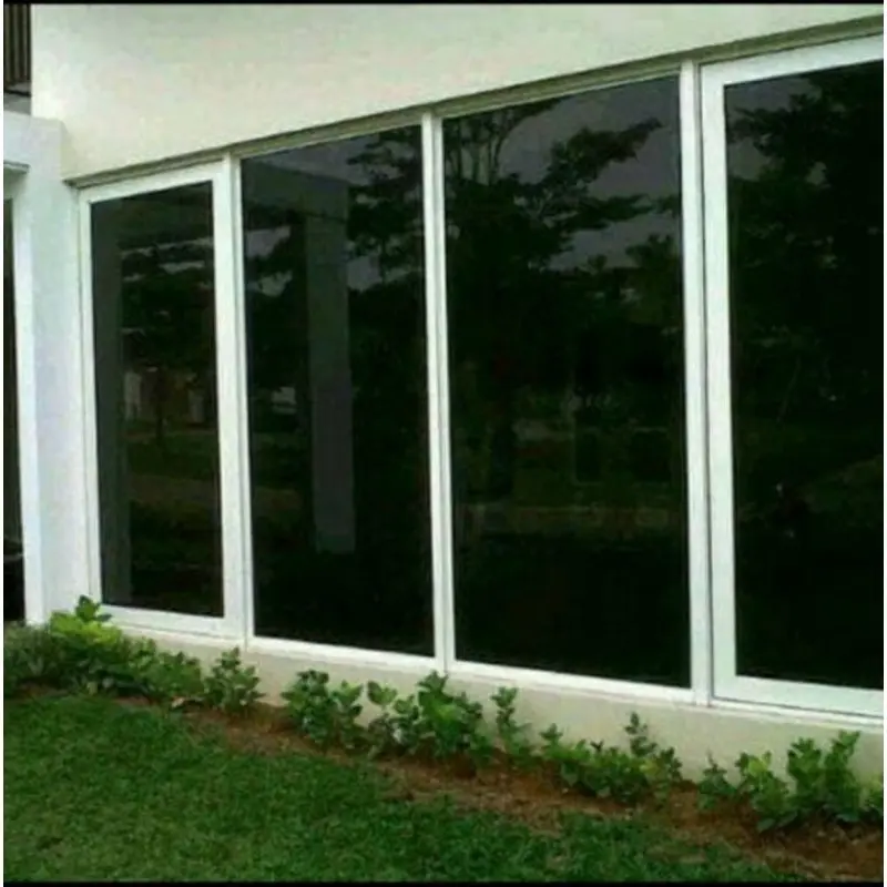 Stiker Kaca Film Jendela Rumah Mobil Gedung Hitam Riben Anti Panas Silau Lebar 150CM x 10CM 7