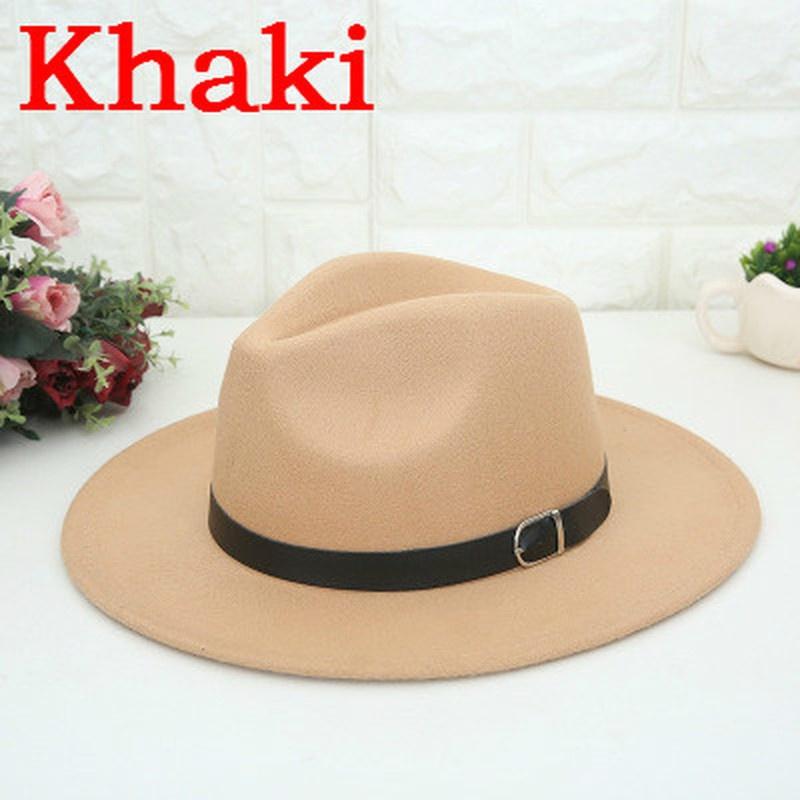 Product Introduction of New Fashion Men Women's Fashion Jazz Hat Woolen Blend Cap Outdoor Casual Hat 4