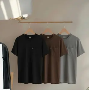 Paket Hemat Baju Kaos 3 Pcs 100 Ribu Kaos Pocket || Kaos Distro Oblong Baju Kaos Unisex Size M-XXXL Polos Pria Keren T-Shirt Santai Pendek Nyaman Harian Lembut polo kaos polo kerah