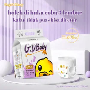 Gaga's Diary Popok Bayi  newborn bayi popok promo hari ini  murah  official store  diapers pants 1 lusin Anak Kecil Absorpsi Besar Anti Tumpah